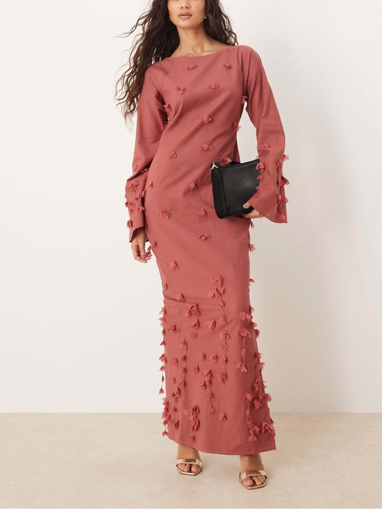 ASOS Dresses & Skirts - ASOS Design Flutted Sleeve Maxi Dress